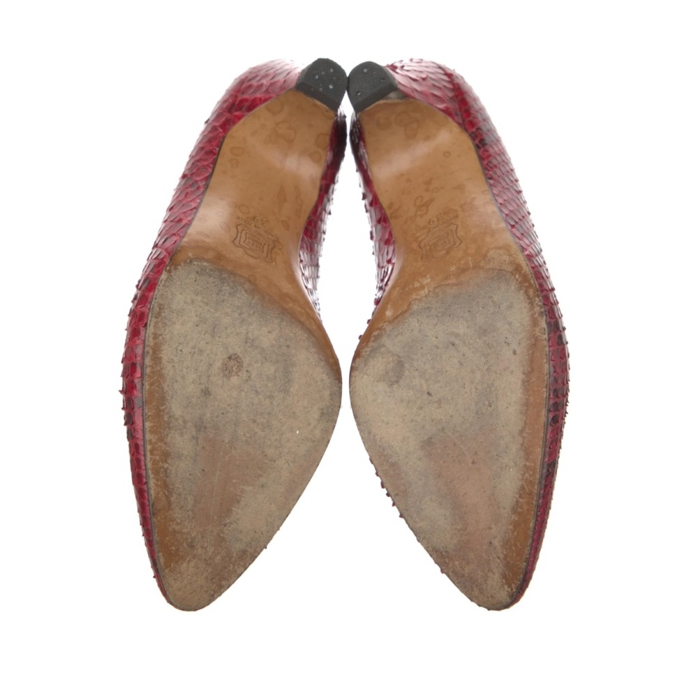 Celine Python Animal Print Pumps - image 5